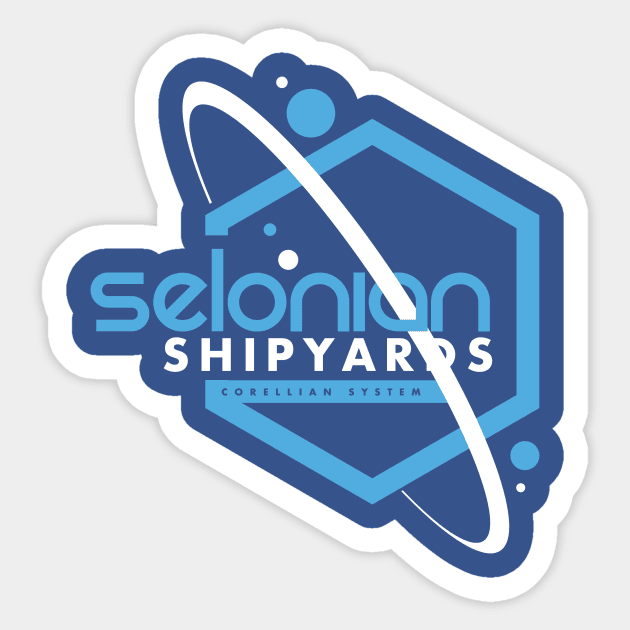 Selonian Shipyards Sticker by MindsparkCreative